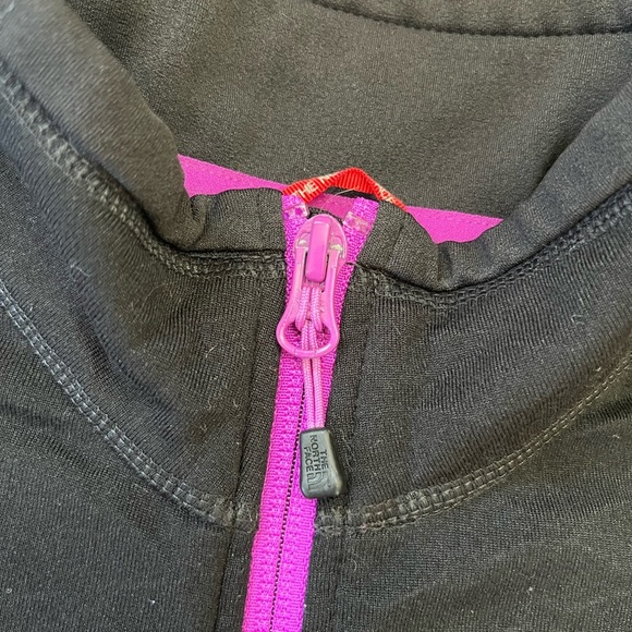The North Face Black & Purple Full Zip Ski Jacket Women’s Size L AXNF FT206 - Picture 7 of 10